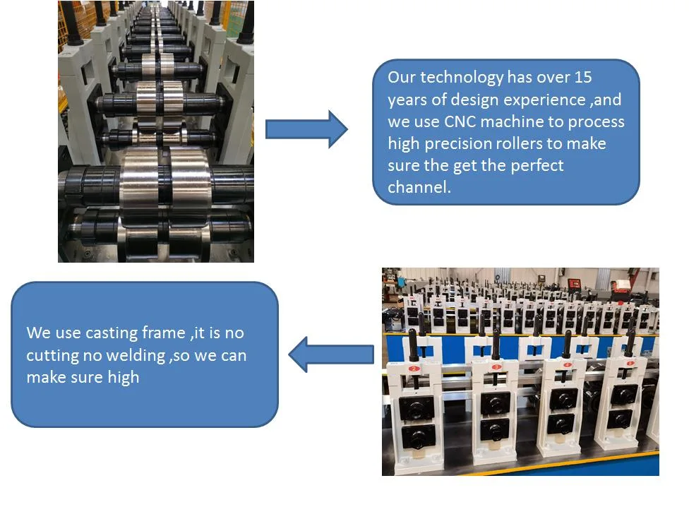 High Speed C U V Channel Drywall Profile Stud and Track Cold Roll Forming Machine