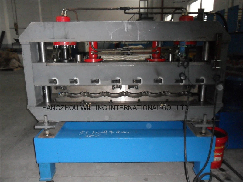 Newest Construction Steel Tile Roofing Cold Roll Forming Machine